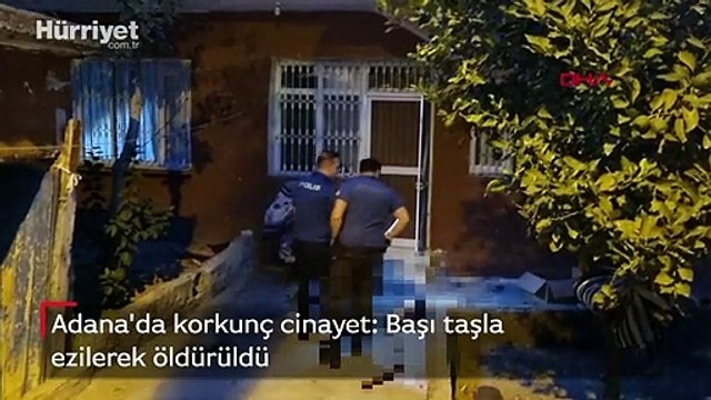 Genç kadın, başı taşla ezilerek öldürüldü