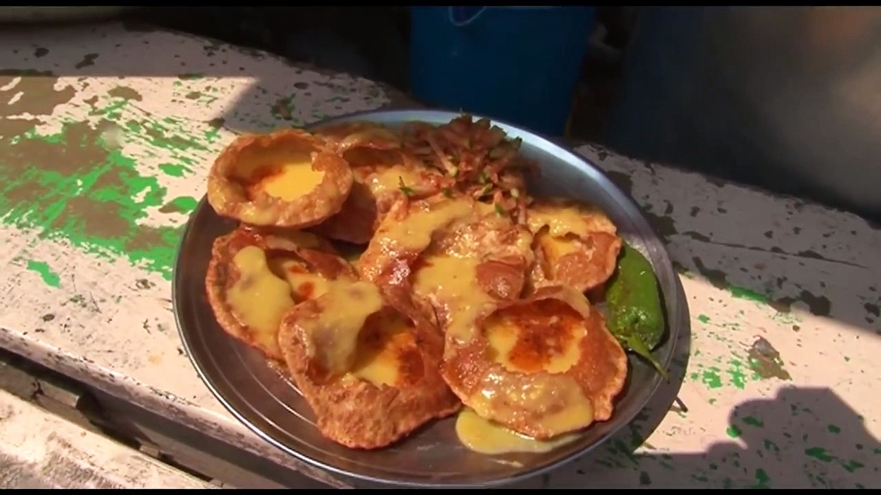 Street food india - Fafda Gathiya - indian street food mumbai
