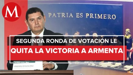 Alejandro Armenta no alcanza mayoría para presidir Senado tras dos rondas de votación