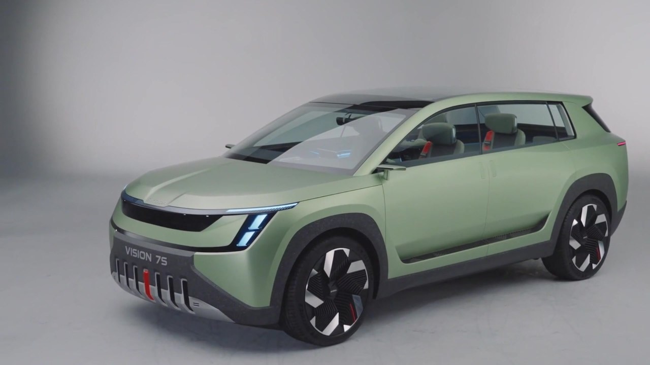ŠKODA veröffentlicht erste Exterieurskizzen der VISION 7S