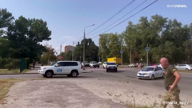 أوكرانيا تتهم روسيا بقصف المدينة التي تقع فيها محطة زابوريجيا النووية وسيزورها مفتشو الأمم المتحدة