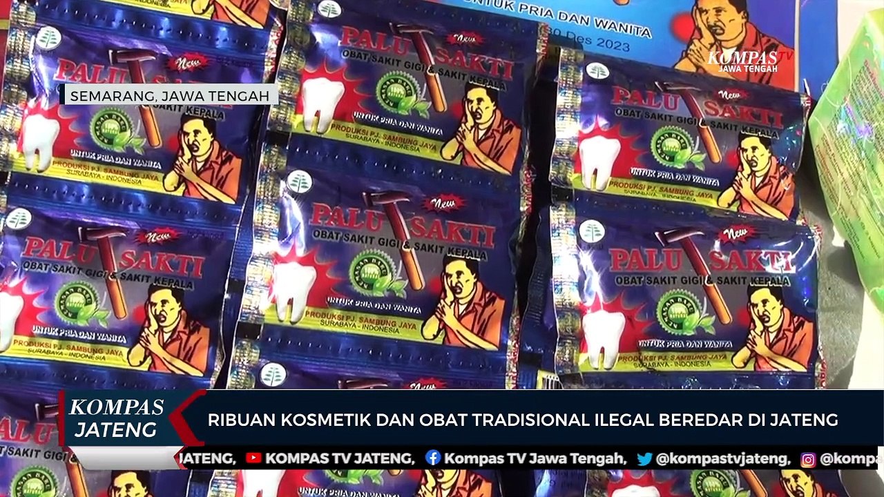 Ribuan Kosmetik dan Obat Tradisional Ilegal Beredar di Jateng
