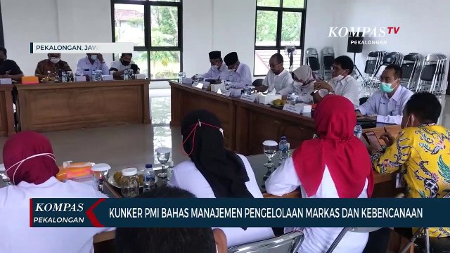 Kunker PMI Kota Pekalongan Bahas Manajemen Pengelolaan Markas dan Kebencanaan