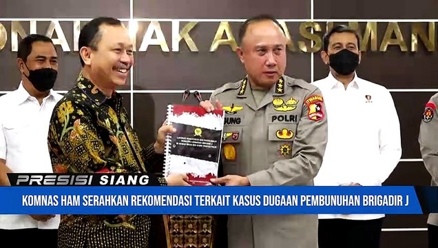 REVISI Komnas HAM Lakukan Penyerahan Berkas Rekomendasi Dan Penanganan Kasus Brigadir J
