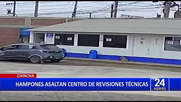 Chincha: delincuentes asaltan centro de revisiones técnicas