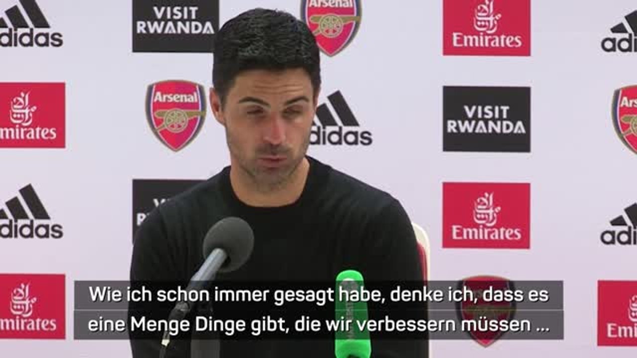 Arteta: “Gibt immer Raum für Verbesserungen”