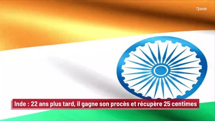 Inde : 22 ans plus tard, il gagne son procès et récupère 25 centimes !