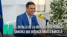 Àngels Barceló destaca un detalle de la entrevista: 