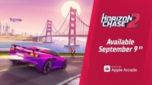 Tráiler de anuncio de Horizon Chase 2: carreras arcade clásicas para Apple Arcade