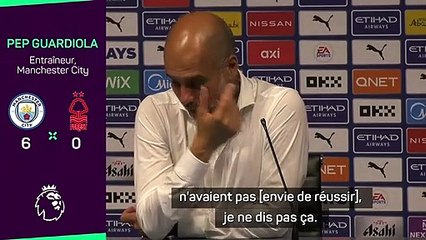 5e j. - Guardiola : Alvarez et Haaland apportent "une énergie supplémentaire"