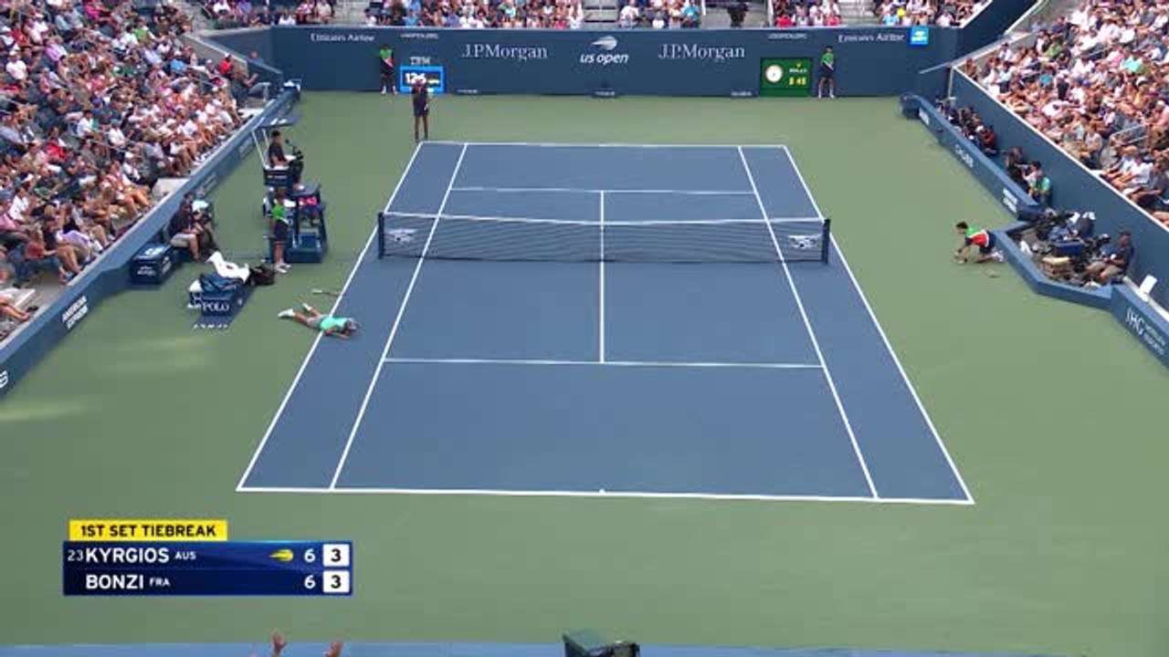 Highlights: Kyrgios steht in nächster Runde