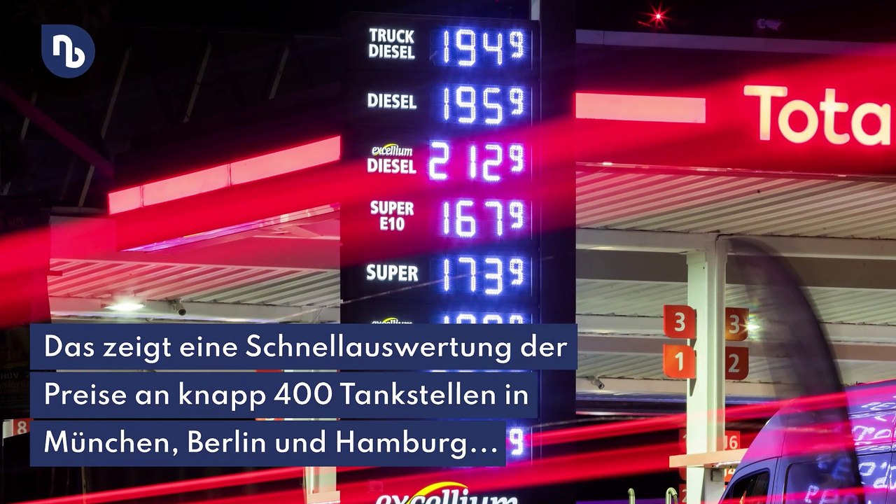 Spritpreise steigen mit ende von steuersenkung teils deutlich