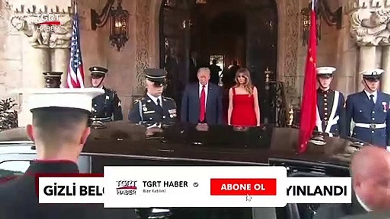 ABD Adalet Bakanlığı Trump'ın 'Rest'ine Rest Çekti Fotoğrafları Yayınladı! - TGRT Haber