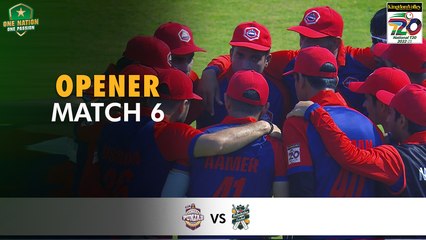 Opener | Khyber Pakhtunkhwa vs Northern | Match 6 | National T20 2022 | PCB | MS2T
