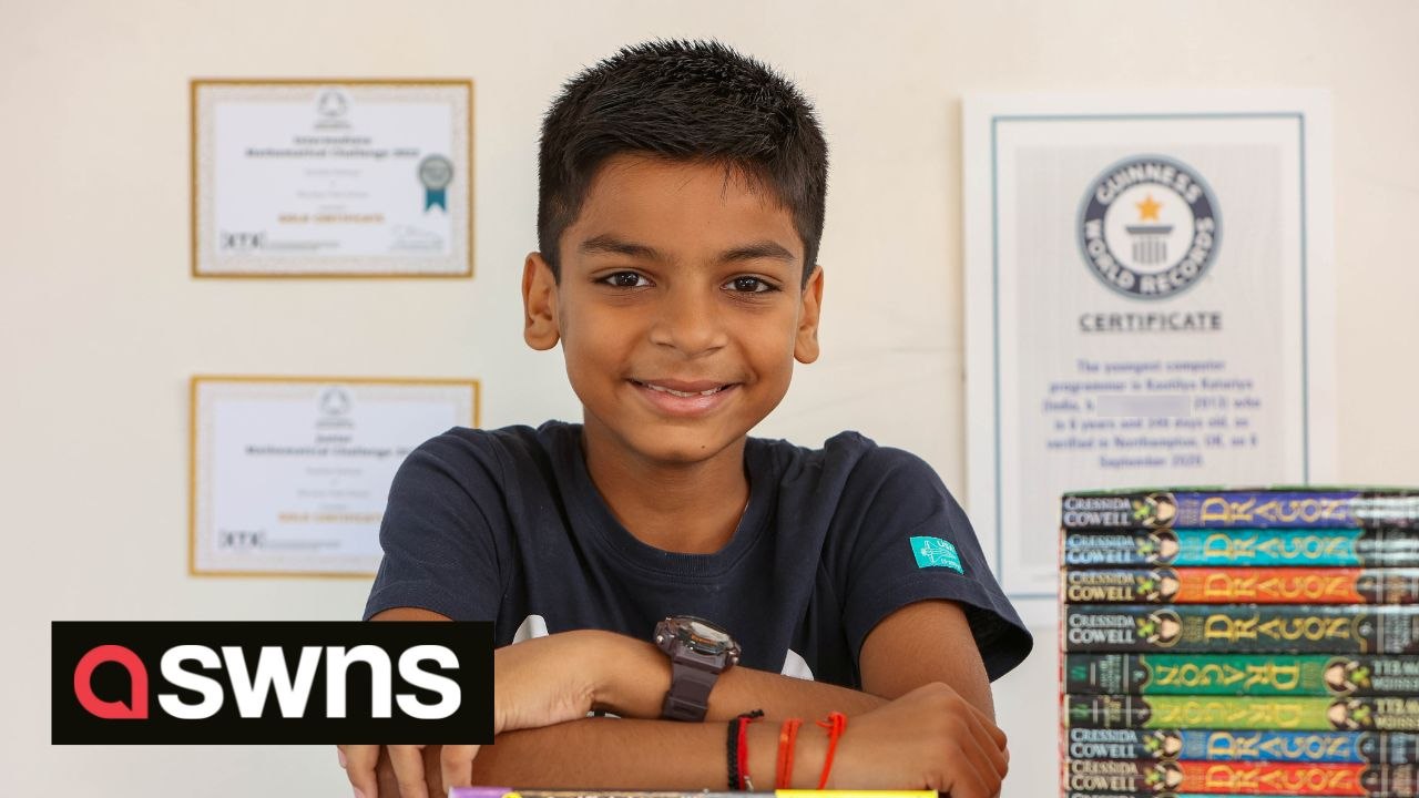 8-year-old achieves highest maths GCSE grade after becoming world's youngest computer programmer