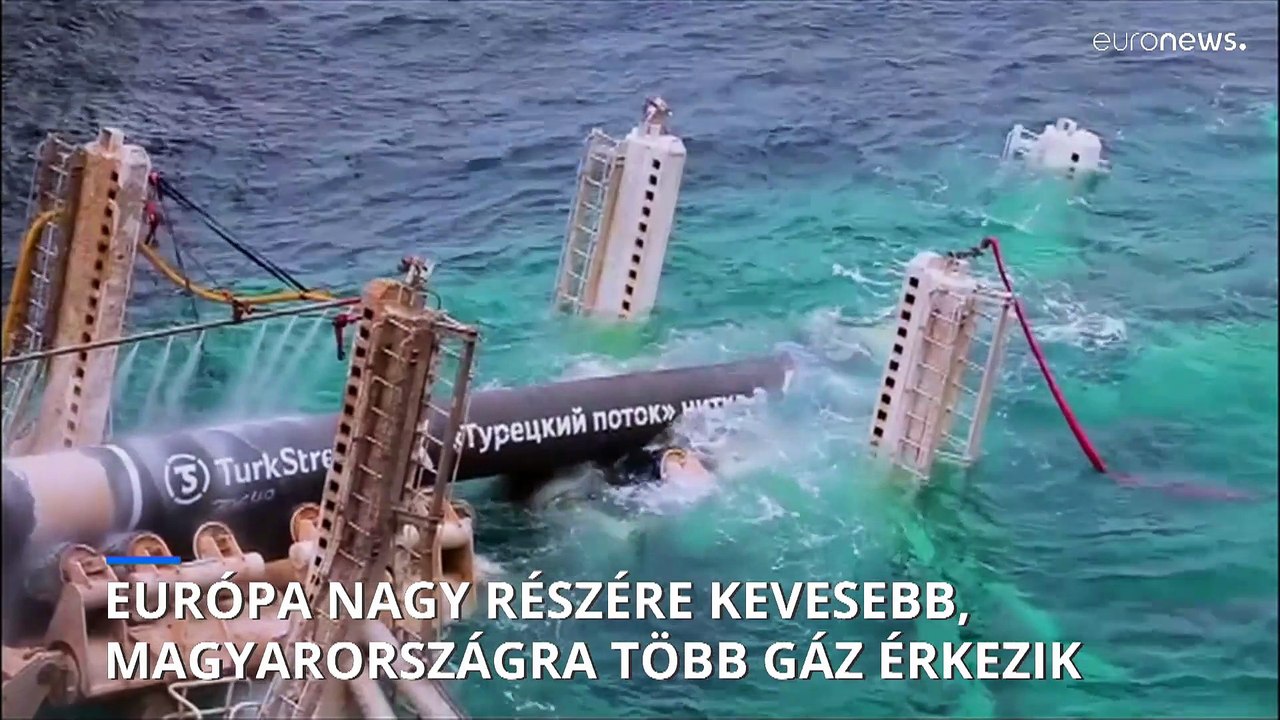 Miközben Magyarországra csütörtöktől több orosz gáz érkezik, Európa nagy részére jelentősen kevesebb