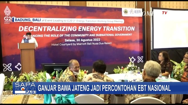 Ganjar Bawa Jawa Tengah Menjadi Percontohan Pengembangan Energi Baru dan Terbarukan Tingkat Nasional