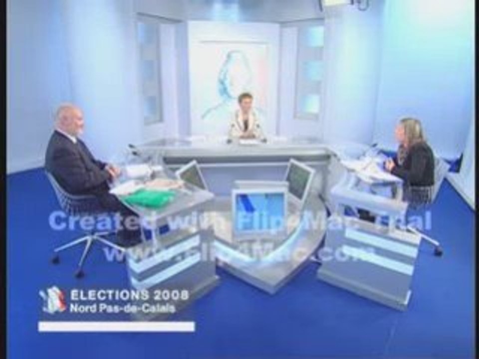 Calais : le débat Jacky Hénin contre Natacha Bouchart (1)