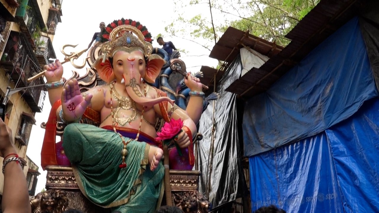 Elephant god Ganesh Chaturthi festival returns in full force, putting statue makers to work