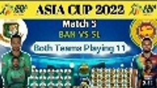 Asia cup -Srilanka Vs Bangladesh Dream 11 2022|Srilanka Vs Bangladesh playing 11 today #Hastags cricket