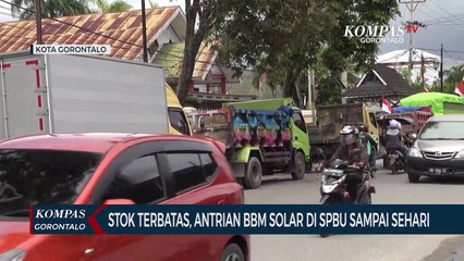 Stok Terbatas, Antrian BBM Solar Di SPBU Sampai Sehari
