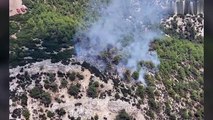 Bir orman yangını daha başladı: Çok sayıda ekip ile müdahale ediliyor