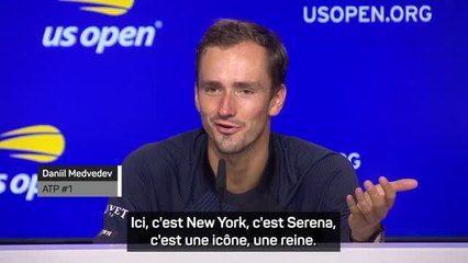 下载视频: US Open - Medvedev sur Serena Williams : 