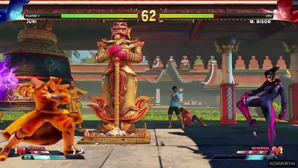 Street Fighter V - Juri Vs. M.Bison (LEVEL 8)