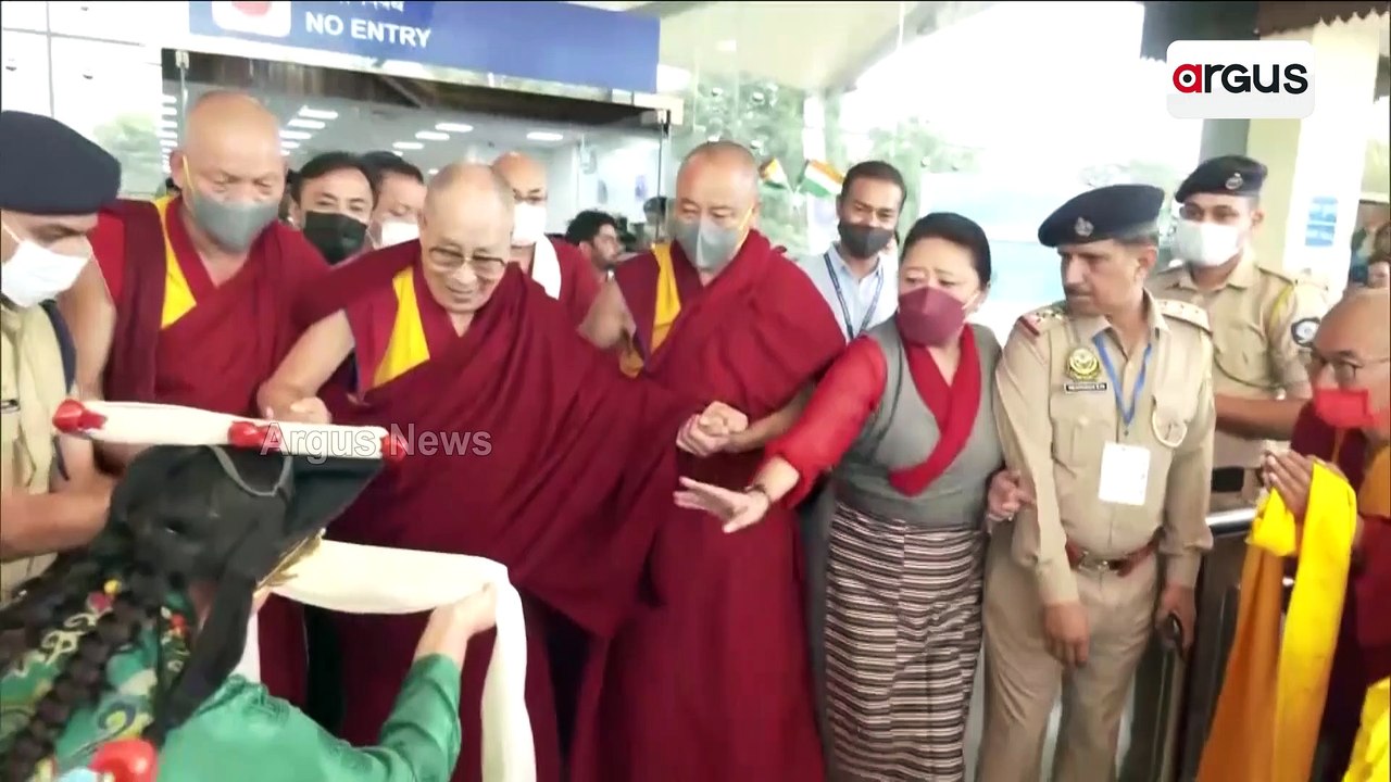 Dalai Lama returns to Dharamshala after concluding his visit to Ladakh