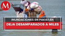 Miles de personas en Pakistan lo perdieron todo tras fuertes inundaciones