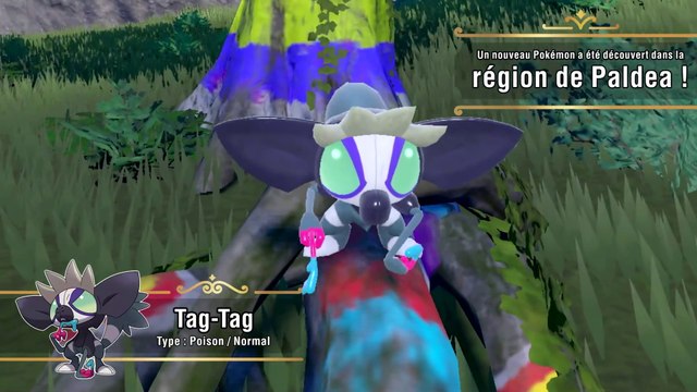 Pokémon Écarlate et Pokémon Violet - Tag-Tag, un Pokémon très territorial