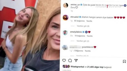 Emine Ün'ün kızı Duru, annesinin kopyası oldu