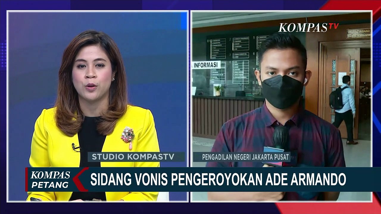 Enam Terdakwa Kasus Pengeroyokan Ade Armando Divonis 8 Bulan Penjara