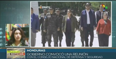Gobierno hondureño convoca a reunión con el Consejo de Defensa