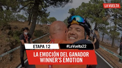 La emoción del ganador / Winner's emotion - Étape 12 / Stage 12 | #LaVuelta22