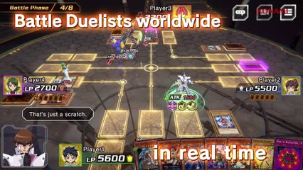 Tráiler de Yu-Gi-Oh! CROSS DUEL, batallas con cartas bajo un estilo 100% nuevo