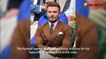 David Beckham faces backlash after starring in Qatar promotional video