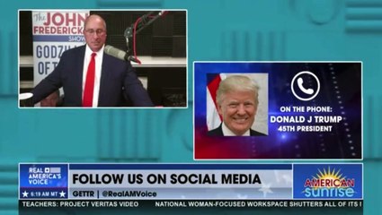 President Trump COMMENTS on the STAGED PHOTO