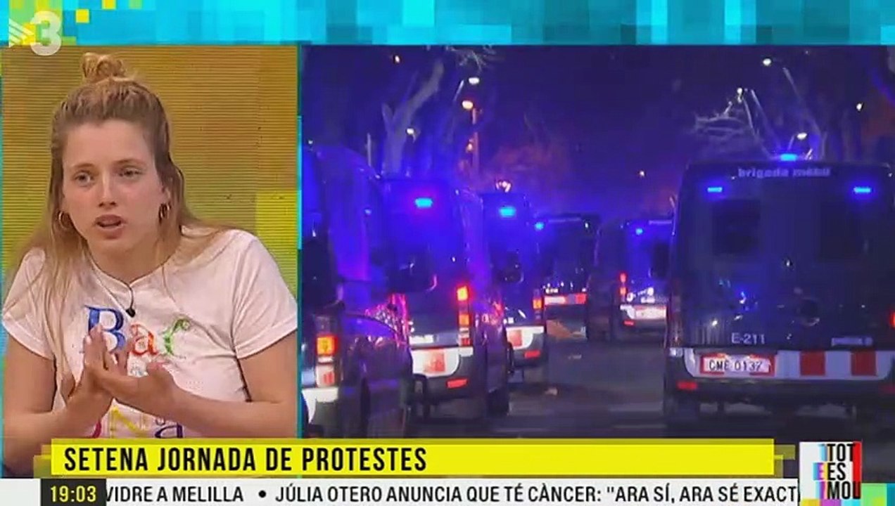 Juliana Canet, sobre las protestas por Hasél: "La violencia esta justificadísima"