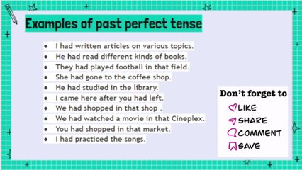 What is past perfect tense?|| English grammar||Learn English