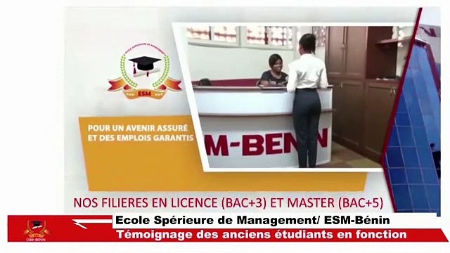 ESM-BENIN, LA RÉFÉRENCE D’UNE FORMATION ORIENTÉE VERS UN EMPLOI SÛR ! NOS ANCIENS ÉTUDIANTS TÉMOIGNENT