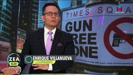 Prohiben las armas en Times Square, en Manhattan