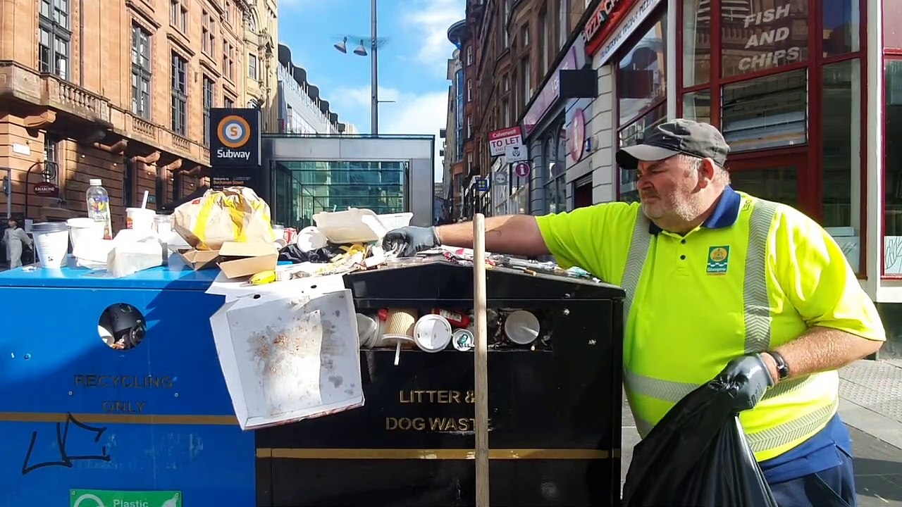 Glasgow bin collections resume video Dailymotion