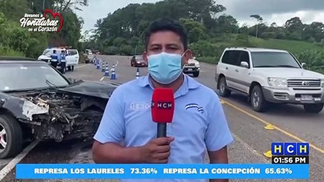 #HCHSantaCruzdeYojoa | ¡Leñazo y medio! Tres heridos, deja colisión múltiple a la altura de El Bambú