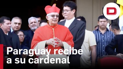 Colorido y festivo recibimiento a su primer cardenal en Paraguay