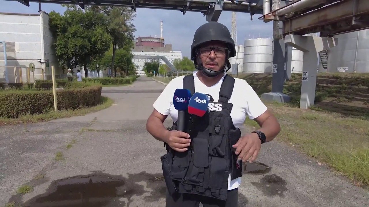 العربية 360 | كاميرا العربية داخل محطة زابوريجيا النووية في أوكرانيا