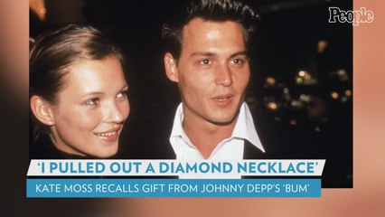 Kate Moss Recalls Johnny Depp Presenting Her a Diamond Necklace from the 'Crack of His Ass'