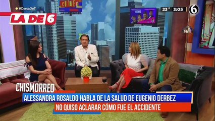 "Probablemente hay que reemplazar el hombro": Alessandra Rosaldo sobre accidente de Eugenio Derbez