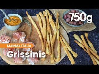 Recette des grissinis, gressins natures (Mamma Italie #9) - 750g