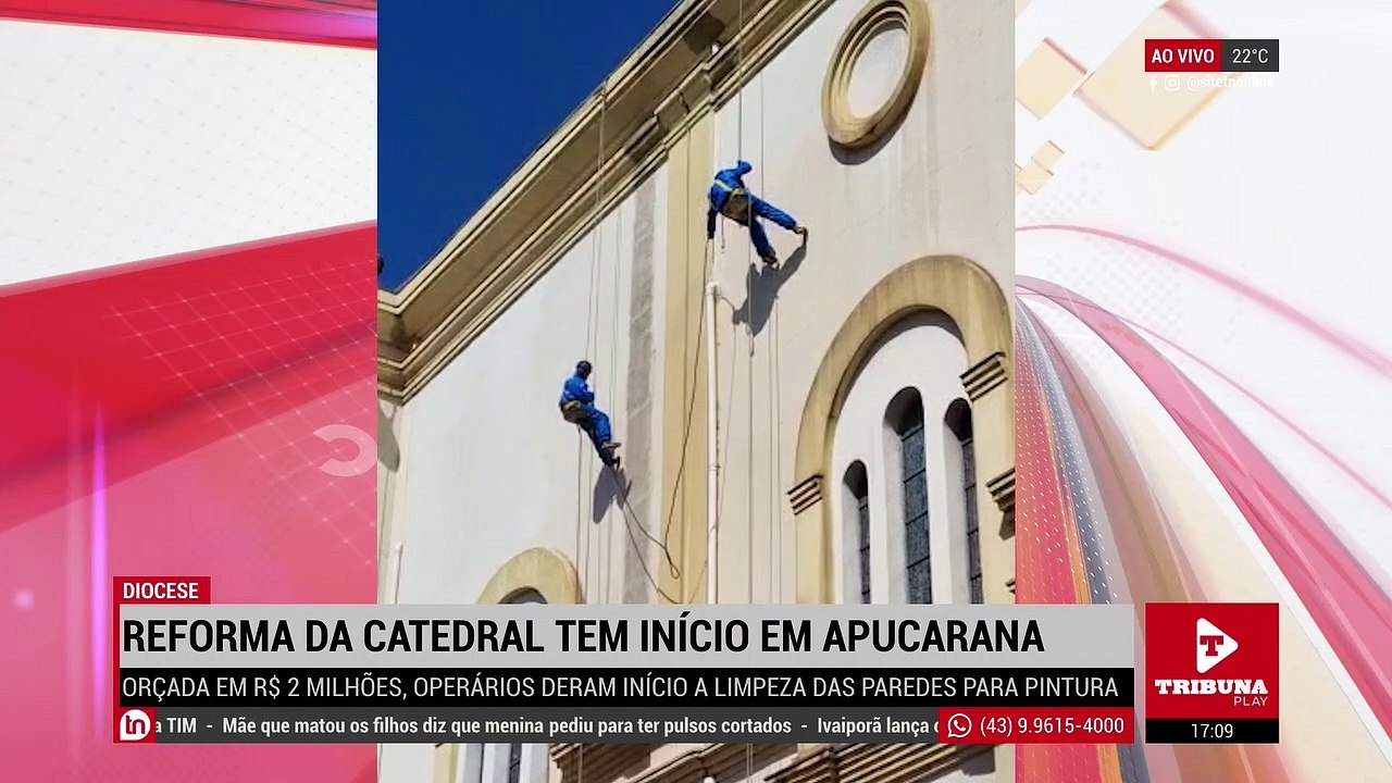 Diocese dá início às reformas da Catedral Nossa...